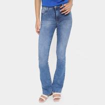 Calça Jeans Sawary Bootcut Cintura Alta Feminina