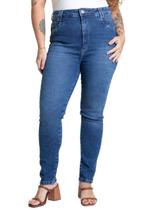 Calça Jeans Sawary Cigarrete Plus Size - 282087 - Azul medio 52 Calça Jeans Sawary Cigarrete Plus Size - 282087 - Azul medio 52