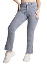 Calça Jeans Sawary Cropped - 278085 Cinza