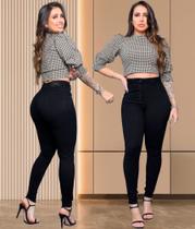 Calça Jeans Sawary Feminina Curva dos Sonhos Premium Calça Jeans Sawary Feminina Curva dos Sonhos Premium