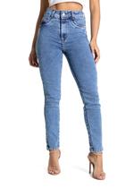 Calça Jeans Sawary Levanta Bumbum - 283438 - Azul Claro 42 Calça Jeans Sawary Levanta Bumbum - 283438 - Azul Claro 42