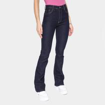 Calça Jeans Sawary Lisa Cintura Alta Feminina