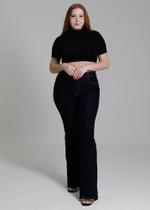 Calça Jeans Sawary Plus Size Boot Cut - 272479