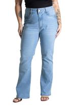 Calça Jeans Sawary Plus Size Petit - 281143 - Azul claro 54 Calça Jeans Sawary Plus Size Petit - 281143 - Azul claro 54