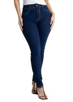 Calça Jeans Sawary Push Up - 281540 - Azul escuro 44 Calça Jeans Sawary Push Up - 281540 - Azul escuro 44