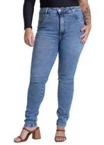 Calça Jeans Sawary Push Up Plus Size - 281618 - Azul medio 52 Calça Jeans Sawary Push Up Plus Size - 281618 - Azul medio 52