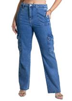 Calça Jeans Sawary Reta - 278179 Azul