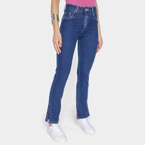 Calça Jeans Sawary Reta Elastano Feminina