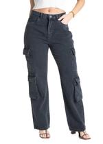Calça Jeans Sawary Reta Petit - 280856 - black 46