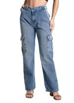 Calça Jeans Sawary Reta Petit - 280858 - INDIGO 42