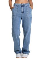 Calça Jeans Sawary Reta Petit - 282719 - Azul médiobr 44 Calça Jeans Sawary Reta Petit - 282719 - Azul médiobr 44