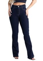 Calça Jeans Sawary Super Lipo Boot Cut - 281227 - Azul escuro 44