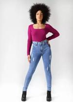 Calça jeans sawary super lipo feminina - 269745