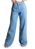 Calça Jeans Sawary Wide Leg - 275646 Azul