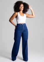 Calça Jeans Sawary Wide Leg - 276827