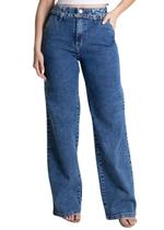 Calça Jeans Sawary Wide Leg - 278355 Azul