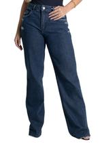 Calça Jeans Sawary Wide Leg - 279699 Azul Calça Jeans Sawary Wide Leg - 279699 Azul