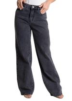 Calça Jeans Sawary Wide Leg - 280018 Preto