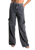 Calça Jeans Sawary Wide Leg - 280057 - 46