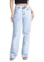 Calça Jeans Sawary Wide Leg - 281631 - Azul claro 46