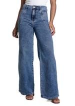 Calça Jeans Sawary Wide Leg - 282975 - 44