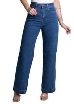 Calça Jeans Sawary Wide Leg Petit - 278083 Azul