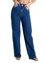 Calça Jeans Sawary Wide Leg Petit - 280592 Azul Calça Jeans Sawary Wide Leg Petit - 280592 Azul