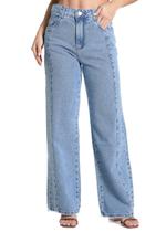 Calça Jeans Sawary Wide Leg Petit - 281871 - Azul claro 42