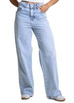 Calça Jeans Sawary Wide Leg Petit - 283569 - Azul claro 44 Calça Jeans Sawary Wide Leg Petit - 283569 - Azul claro 44