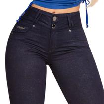 Calça Jeans Skinny Brilho Resinada Pit Bull 65078