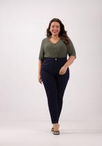 Calça jeans skinny chapa barriga plus size lunender 67795