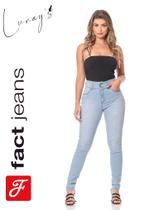 Calça Jeans Skinny Cintura Média Fact Jeans L775