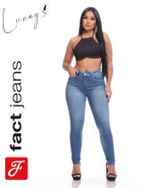 Calça Jeans Skinny Cintura Média Fact Jeans L840