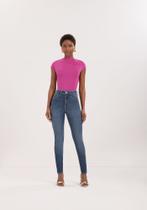 Calça Jeans Skinny De Cintura Alta Termo Fresh Chapa Barriga Lunender J0162 Calça Jeans Skinny De Cintura Alta Termo Fresh Chapa Barriga Lunender J0162