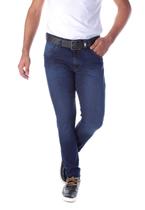 Calça jeans skinny estonada 5 bolsos