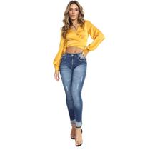Calça Jeans Skinny Feminina Azul Escuro Biotipo 28173 Calça Jeans Skinny Feminina Azul Escuro Biotipo 28173