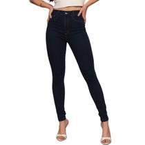 Calça Jeans Skinny Feminina Cintura Alta