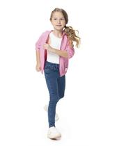 Calça Jeans Skinny Infantil Menina - 14 - Azul