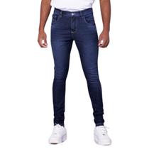 Calça Jeans Skinny Masculina Básica Elastano Premium Lycra