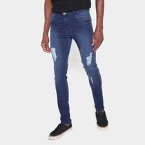 Calça Jeans Skinny Moda Vip Estonada Masculina