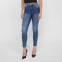 Calça Jeans Skinny Morena Rosa Cintura Alta Feminina