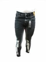 Calça Jeans Skinny Pernas + Grossas Masculina Elastano Extra Confort