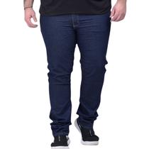 Calça Jeans Skinny Plus Size Masculina Com Bolsos Casual