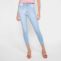 Calça Jeans Skinny Polo Wear Cropped Cintura Média Feminina