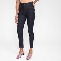 Calça Jeans Skinny Sawary Cintura Alta Feminina