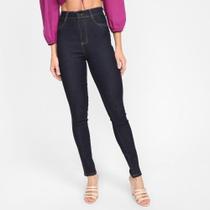 Calça Jeans Skinny Sawary Cintura Alta Feminina Calça Jeans Skinny Sawary Cintura Alta Feminina