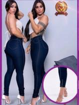 Calça Jeans Skinny Ziper Barra