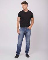 Calça jeans slim fit masculina básica com elastano 23830