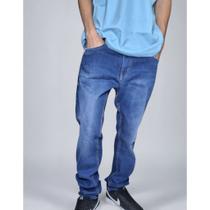 Calça Jeans Slim Masculina Fatal Surf Original Tecido Resistente e Duradouro Azul Marinho Cor:AzulTamanho:44