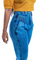 Calça Jeans Slouchy Alta Sem Elastano